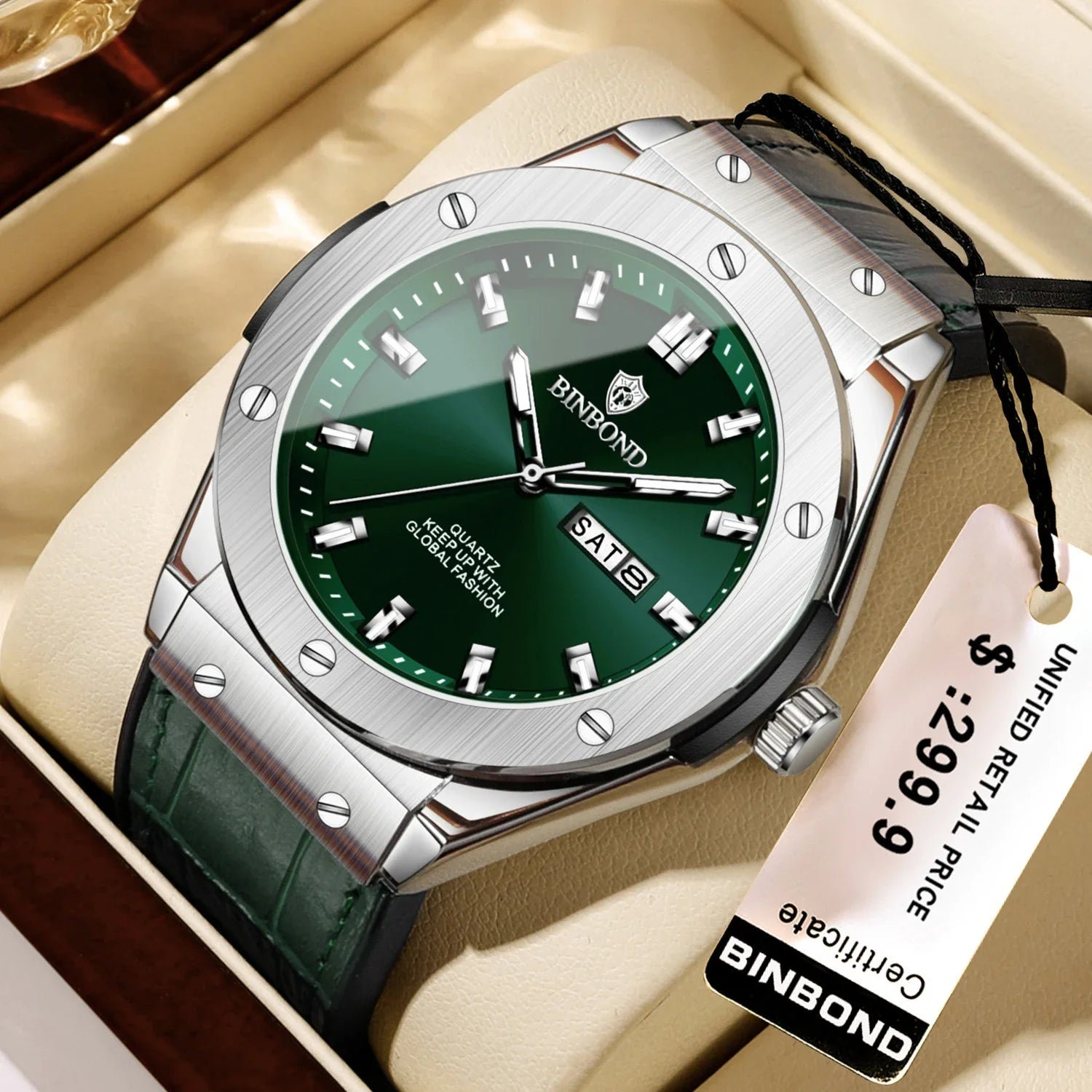 Men's Leather Watch – Casual Luxury, Automatic, Quartz, Fashion Gift