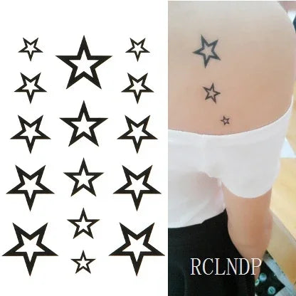 Waterproof Temporary Tattoo – Heartbeat Line, Small, Body Art for Women & Girls