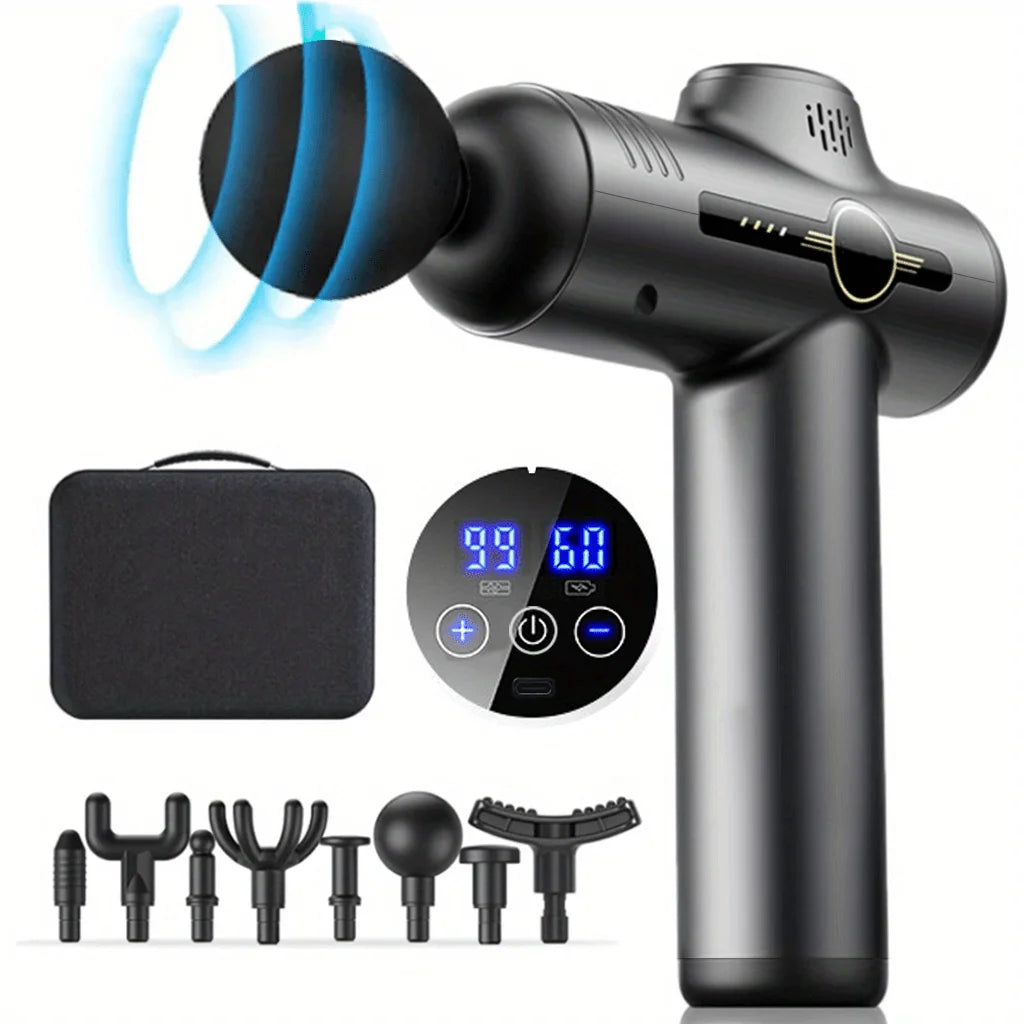 Portable Fascia Gun – Vibration Massage, Body/Neck/Back, Deep Muscle Relaxation, Single Head