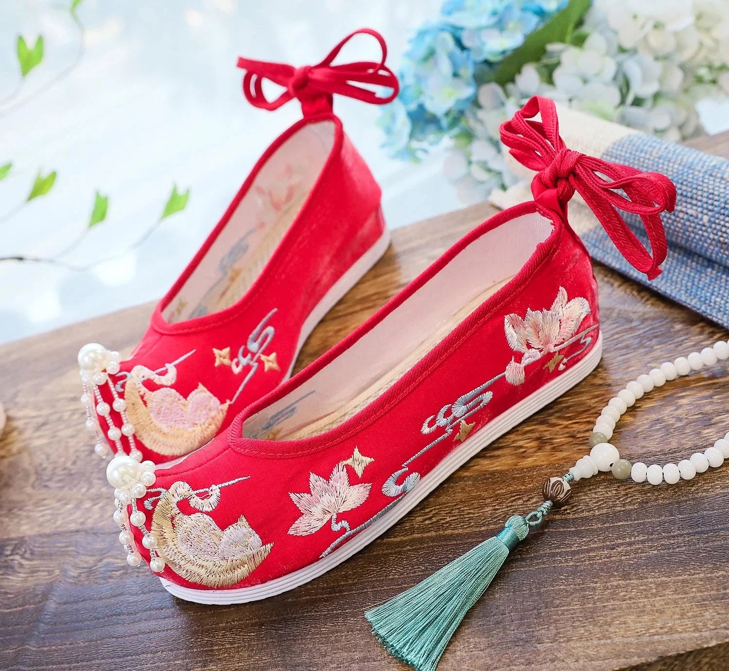Chasing Moon Hanfu Cotton Shoes