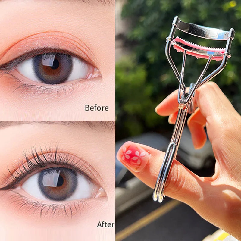 Eyelash Curler Comb – Fits All Eye Shapes, Lash Lift Clip, Includes 1 Silicone Refill Pad