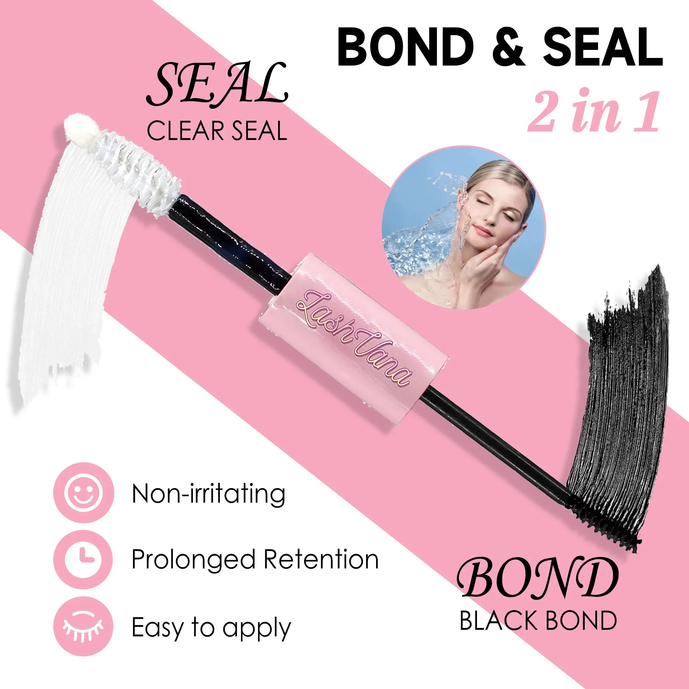 DIY Eyelash Extension Kit – 200PCS Clusters, Bond & Seal, Makeup Tools & Accessories