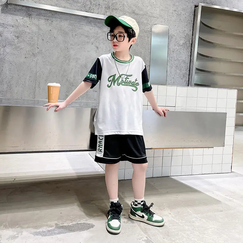 Kids Basketball Jersey – Quick-Drying, Team Training Uniform, Boys & Girls Sportswear