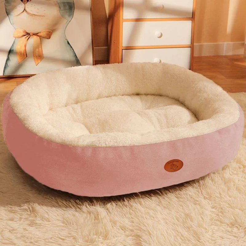 Oval Pet Nest – Summer Cool & Winter Warm, for Medium & Large Dogs and Cats