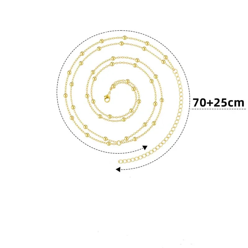 Aurora Beaded Waist Chain