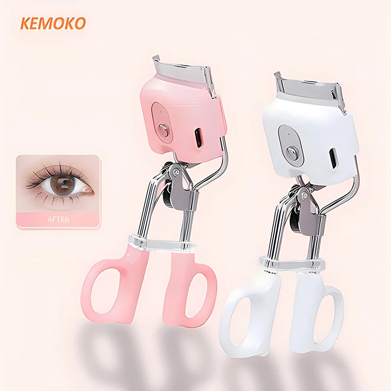 Electric Heated Eyelash Curler – Portable, Thermal, Long-Lasting Curl, Makeup Tool