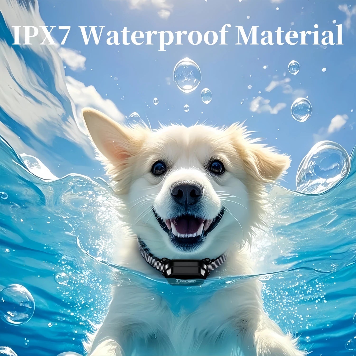 Digital Dog Training Collar – 800m, Waterproof, Rechargeable, LCD Remote, Shock, Vibration & Sound