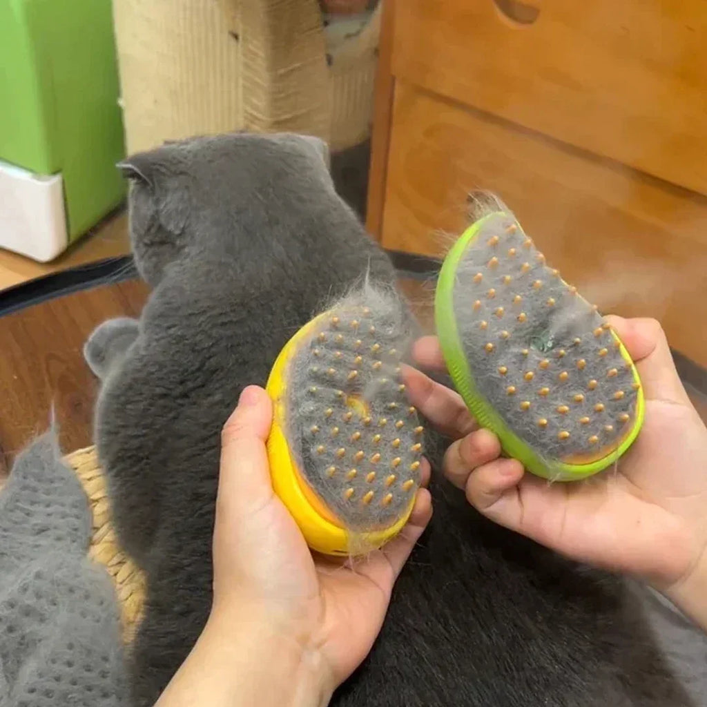 Cat & Dog Steam Brush – 3-in-1 Electric Grooming, Sprayer & Massage Comb