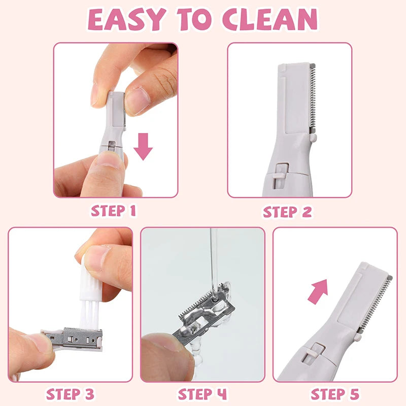 Electric Eyebrow Trimmer – Mini Shaver for Face, Neck, Lips, Arms & Legs
