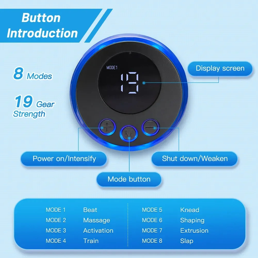 EMS Eye Massager – Face Lifting, Firming, Anti-Wrinkle, Microcurrent Eye Lines Spa Tool