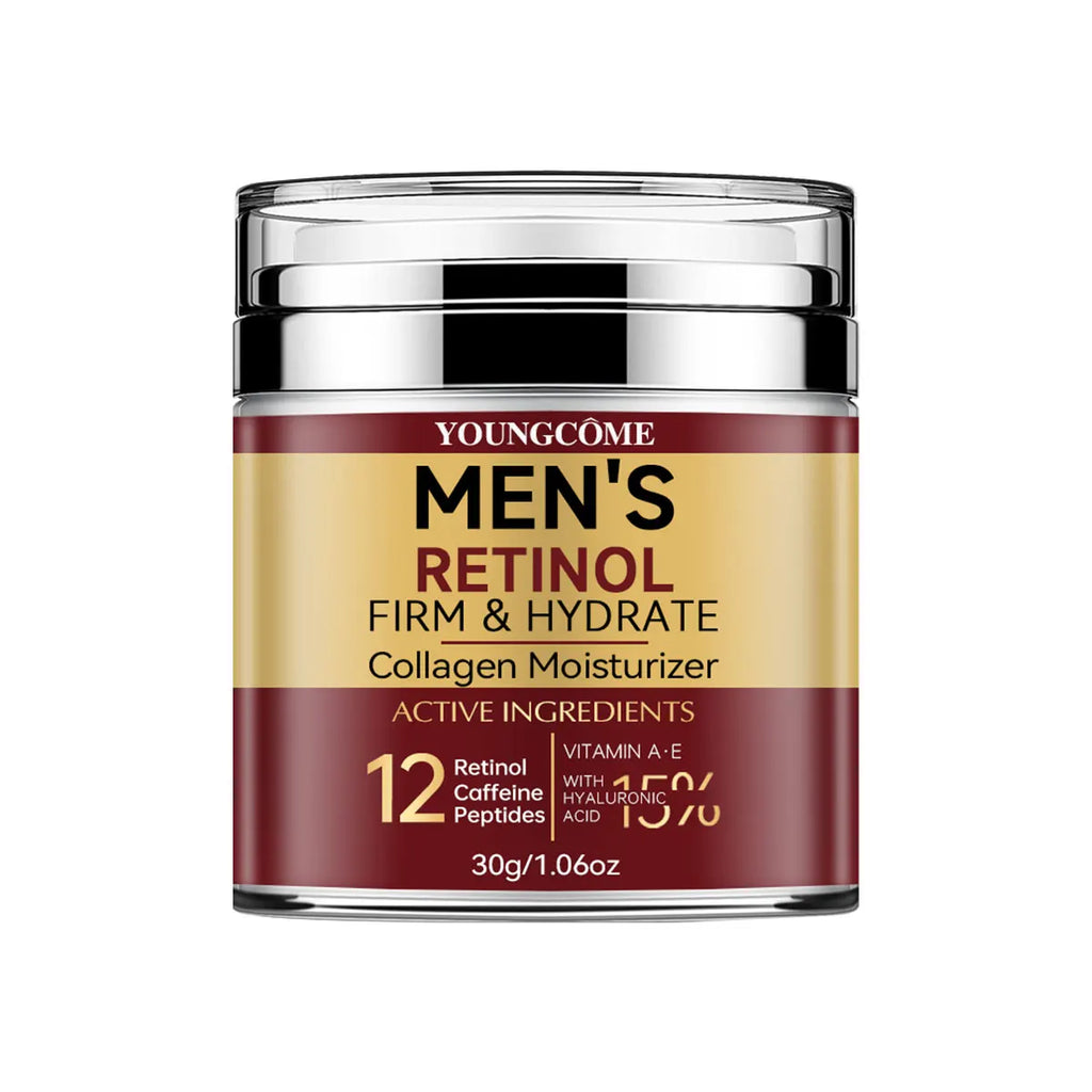 Men's Retinol Face Cream – Firming, Moisturizing, Collagen, Brightening, Wrinkle Smooth