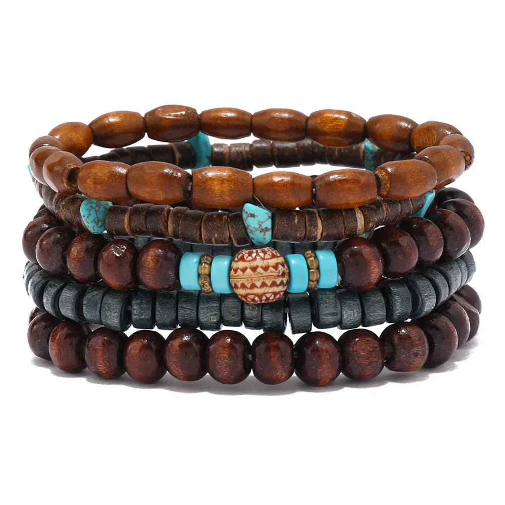 Bohemian Charm Bracelets Set