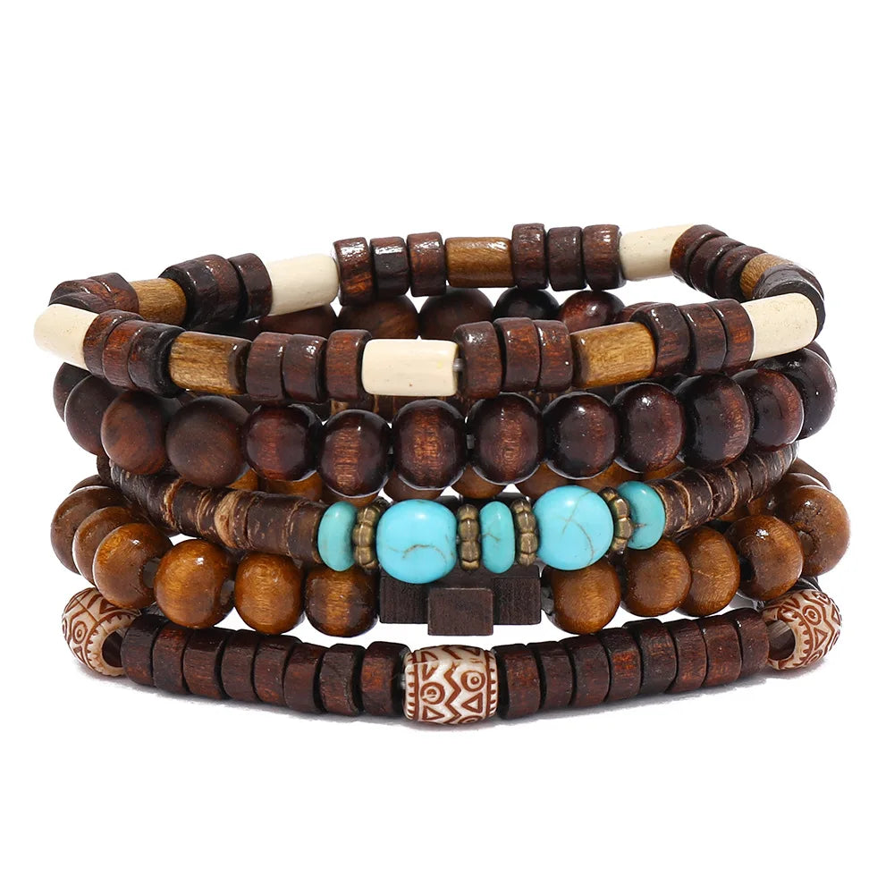 Bohemian Charm Bracelets Set