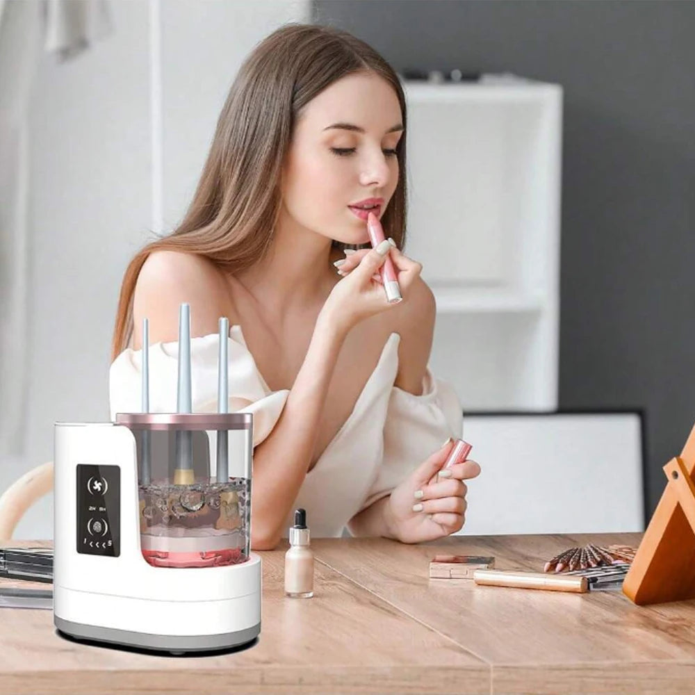 Valentine’s Gift – Electric Makeup Brush Cleaner for Foundation & Brushes