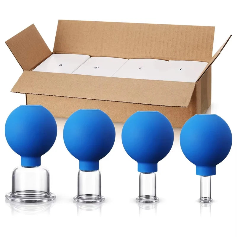 Rubber Face Cupping Massager – Skin Lifting, Anti-Wrinkle & Anti-Cellulite, Facial Therapy Tool
