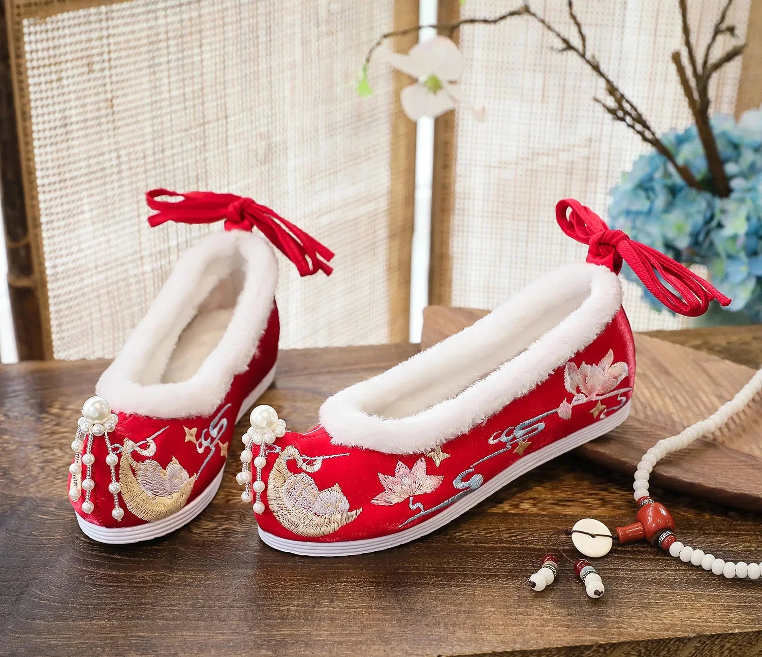 Chasing Moon Hanfu Cotton Shoes