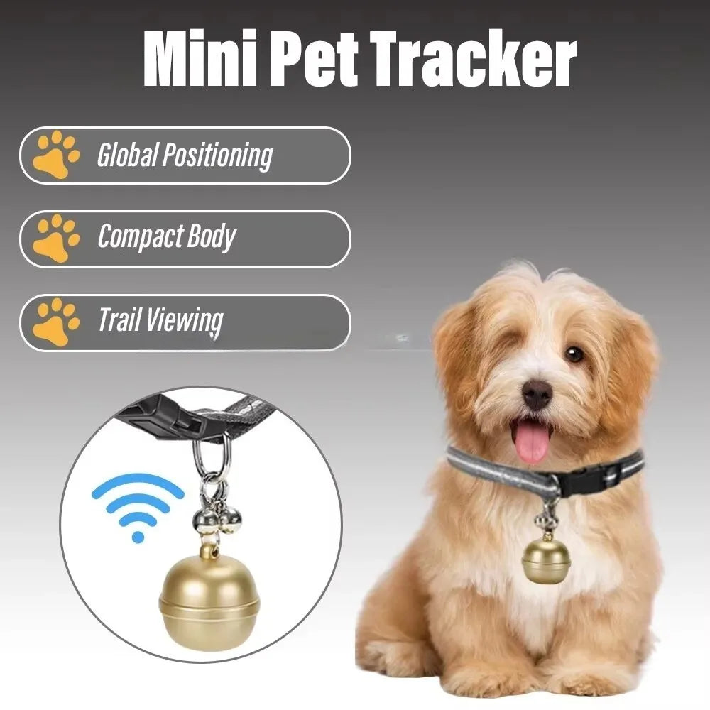 Pet GPS Dog Collar – Tracking, Locator, Smart GPS, Jingle Bell