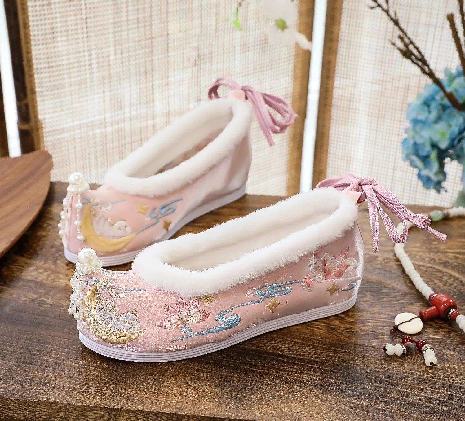 Chasing Moon Hanfu Cotton Shoes