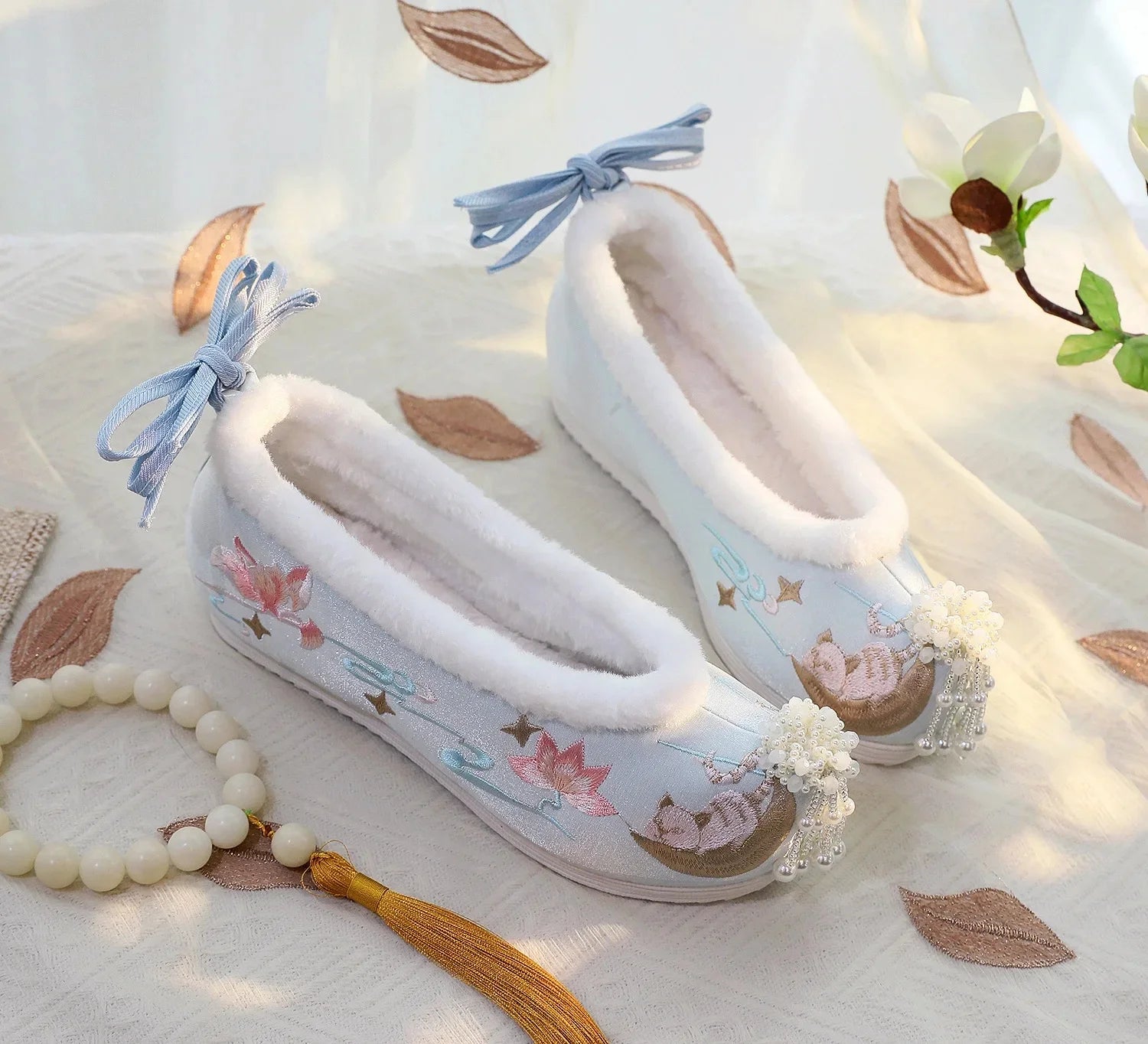 Chasing Moon Hanfu Cotton Shoes