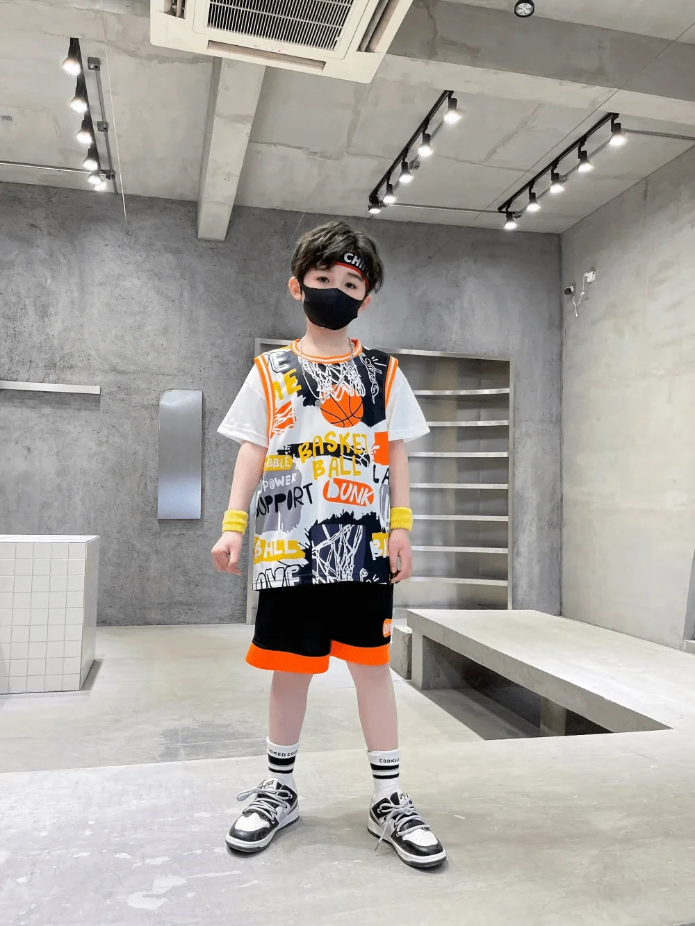 Kids Basketball Jersey – Quick-Drying, Team Training Uniform, Boys & Girls Sportswear