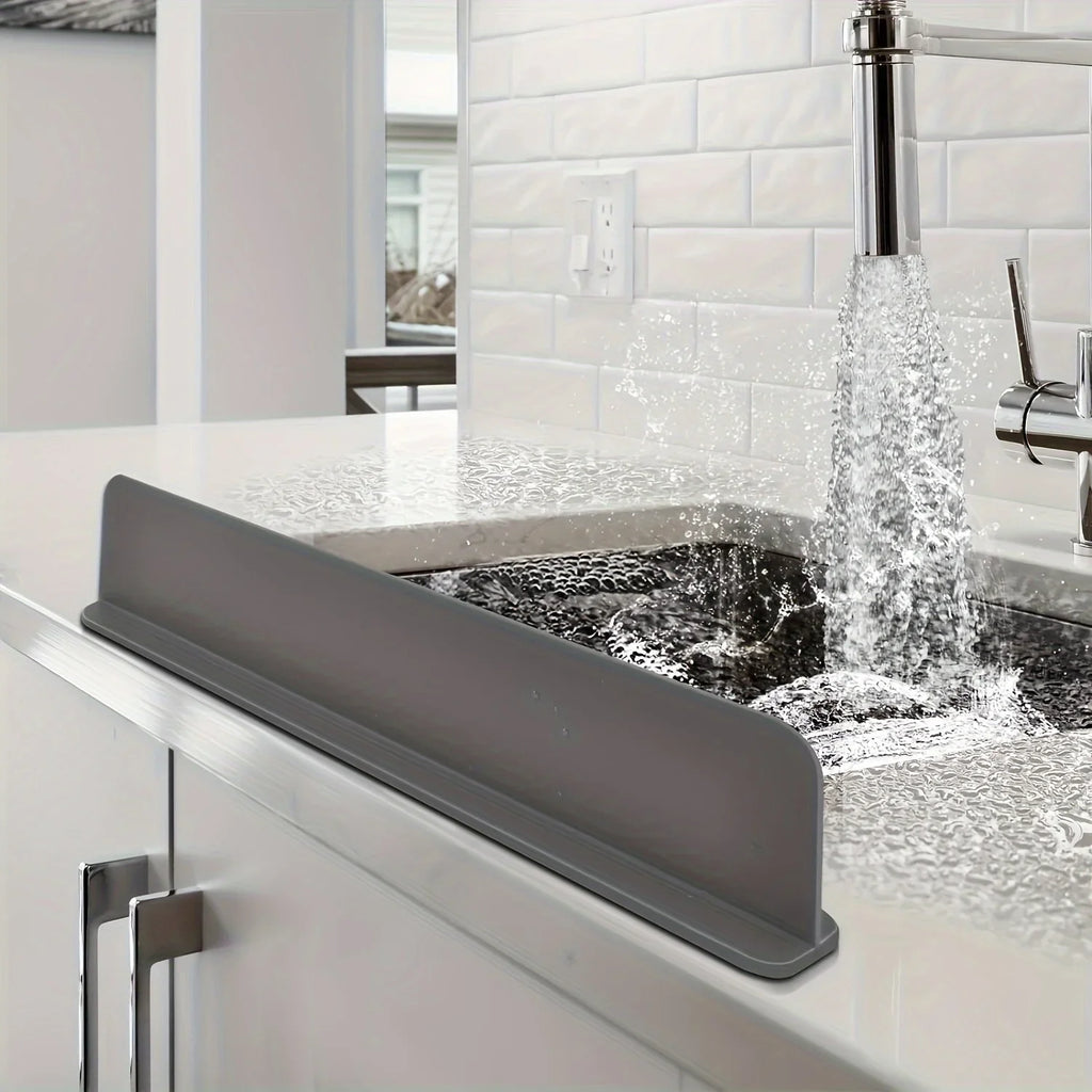 Silicone Sink Splash Guard for Faucet & Dish Protection