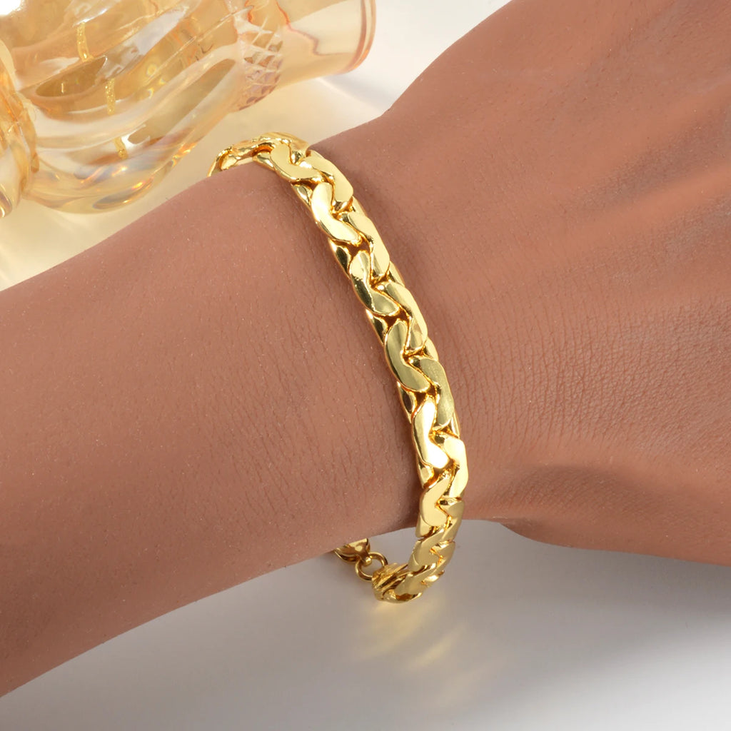 Sunny Luxury Copper Alloy Necklace & Bracelet Set