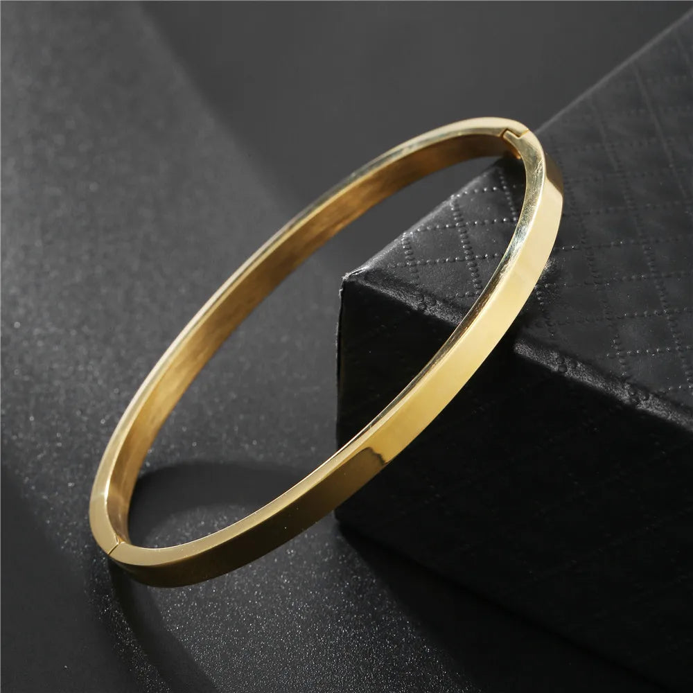 Luxe Steel Cuff Bracelet