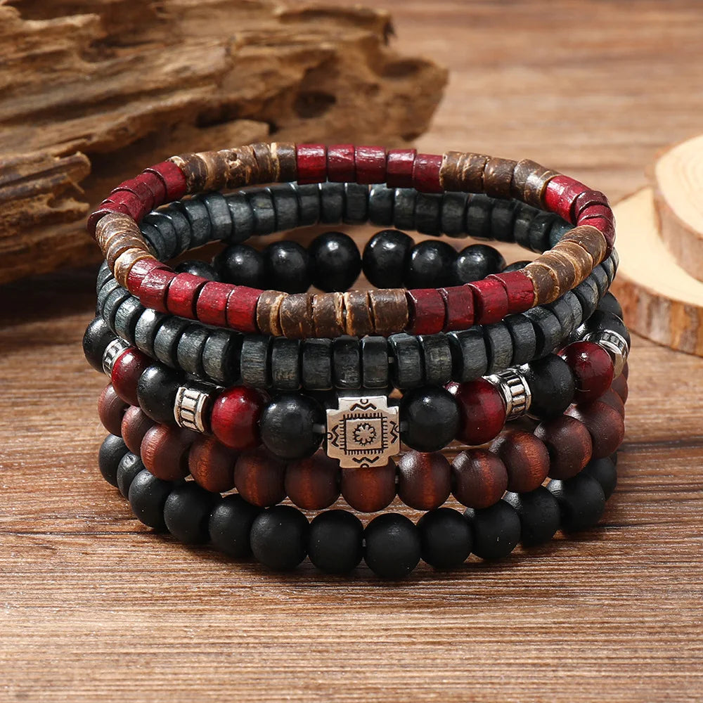 Bohemian Charm Bracelets Set