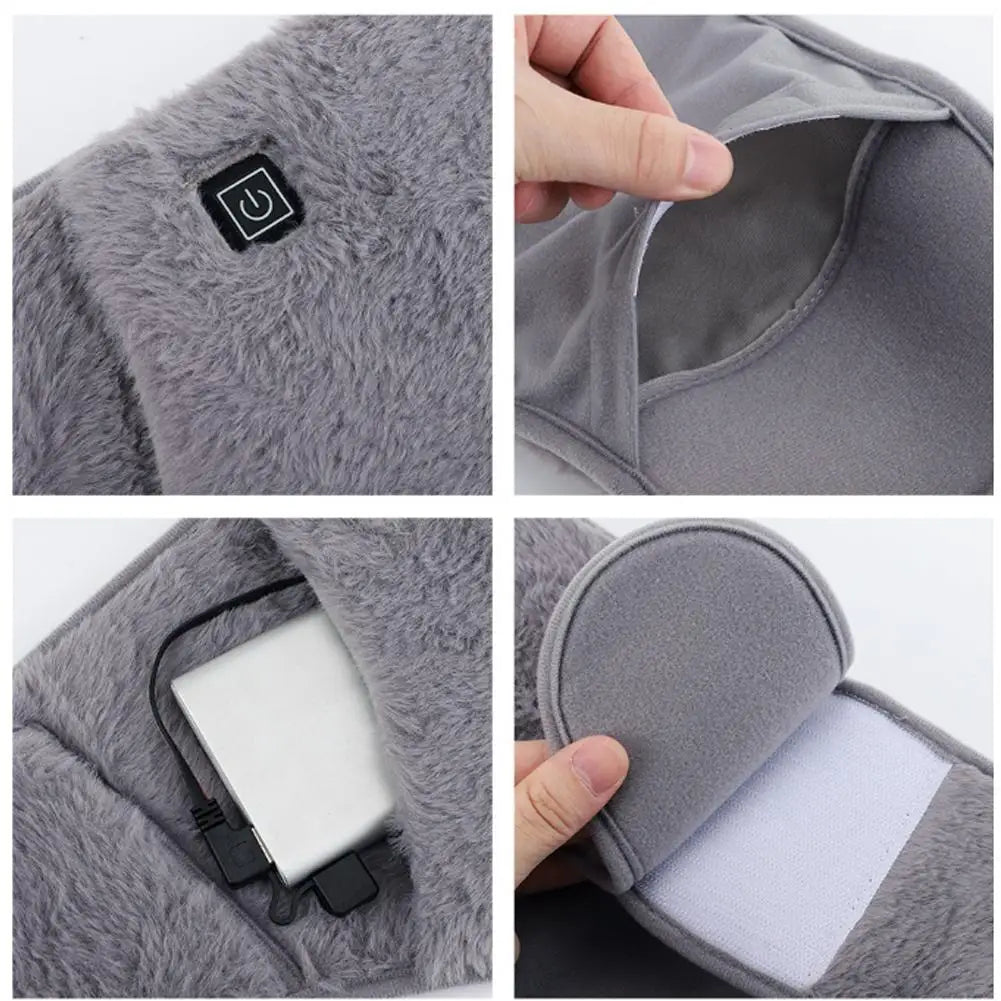 Electric Heating Belt – USB, Hot Compress, Abdominal & Waist Massage, Menstrual Relief Pad