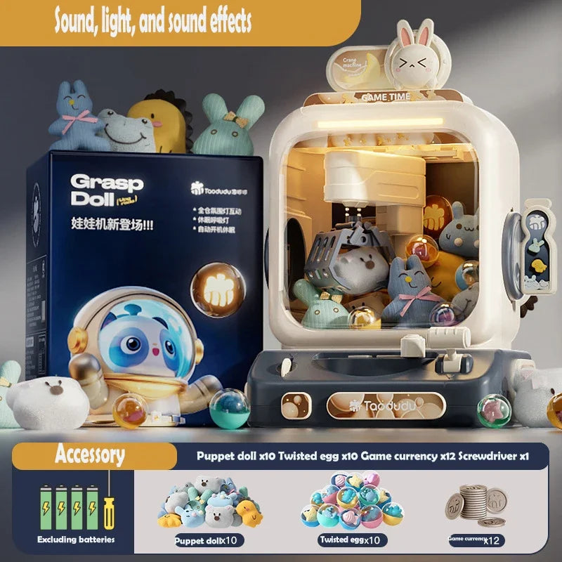 Mini Claw Machine – Coin Operated Toy with Music, Kids Xmas Gift