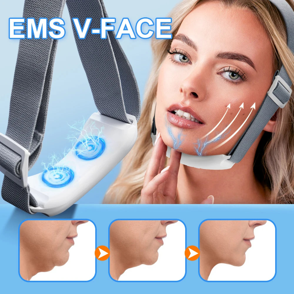 EMS Face Lifting Massager – Anti-Wrinkle, Firming, V-Face, Microcurrent, Double Chin Care