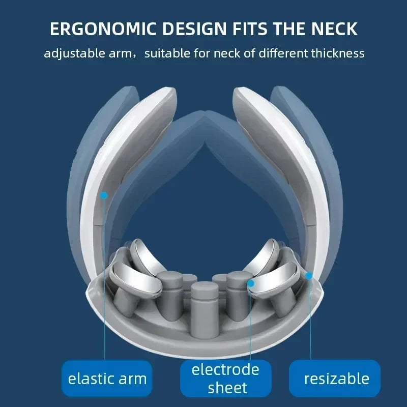 Smart Neck Massager – Shoulder & Cervical, Heating, Magnetic Pulse, Pain Relief Vibrator