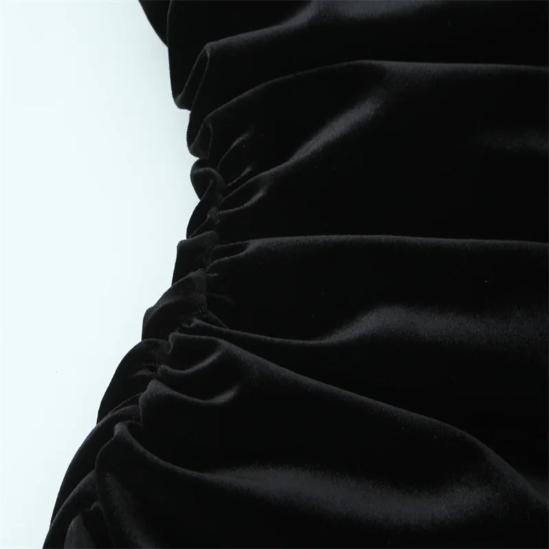 V-Neck Sleeveless Mini Dress