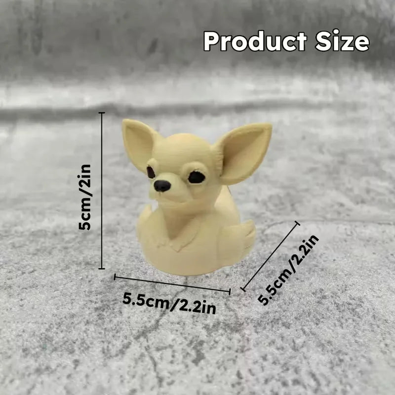 Cute Chihuahua Dog Statue – Unbreakable Home & Office Decor
