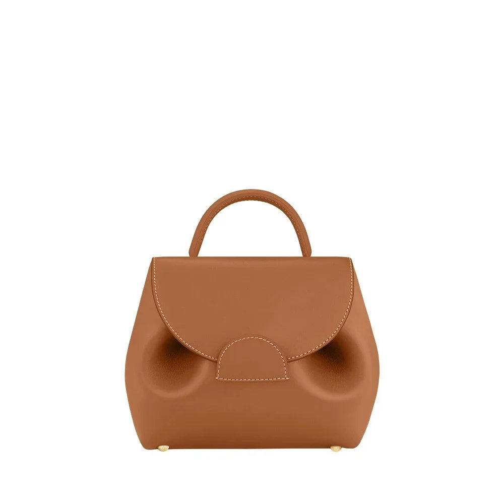 High-End Light Luxury Leather Bag – Versatile Women’s Commuter Handbag