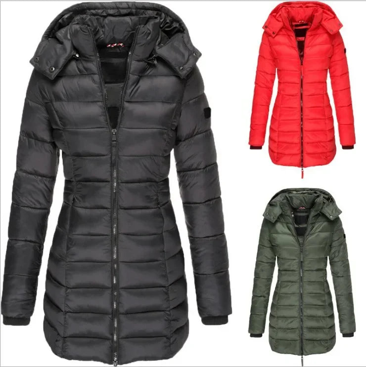 🧊 Winter Cotton Jacket – Manteau Chaud Coréen Élégant