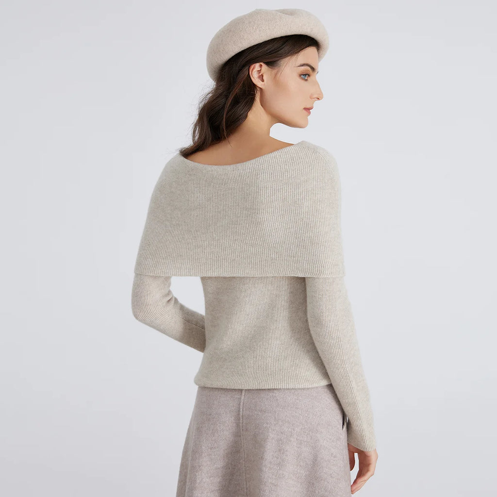 BC929 Pull Femme de Luxe – Tricot 94% Cachemire, Haut de Gamme