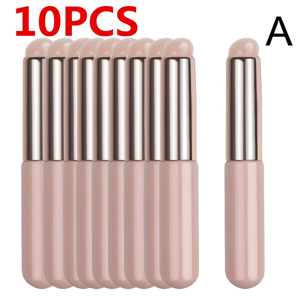 Silicone Lip Brush – Soft Round Head, Fingertip Design, With Cover, Durable