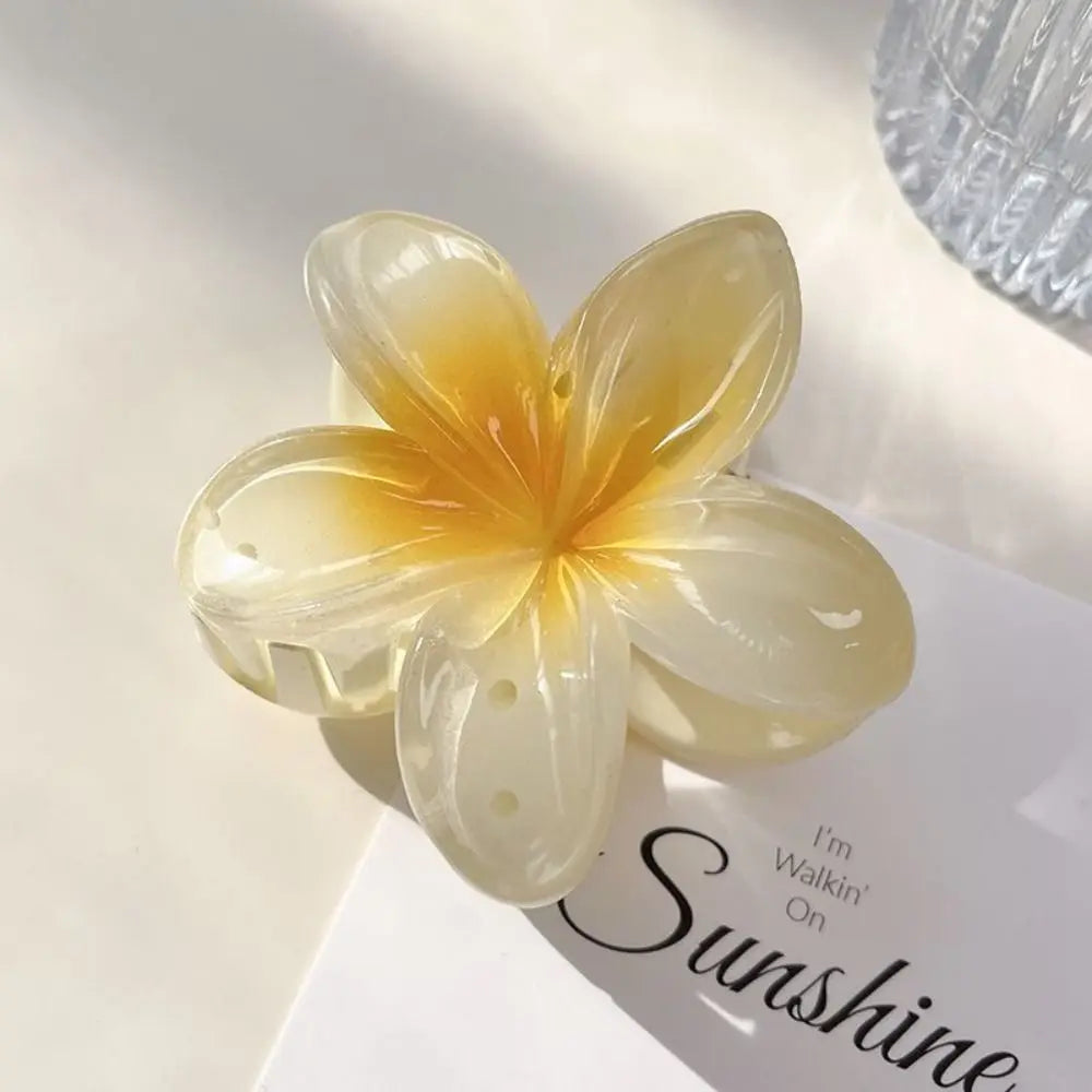 Plumeria Hair Clips – 4/8cm, Colorful Barrette