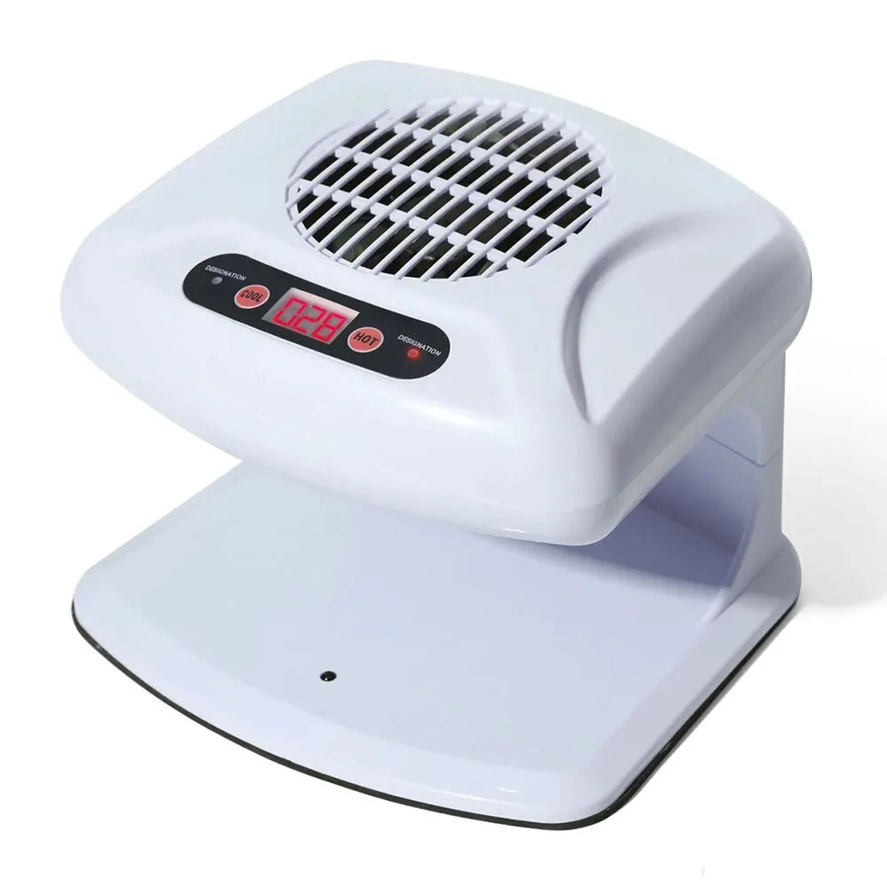 Nail Art Air Dryer – Hot & Cold, 300W, Timing, For Hands & Feet