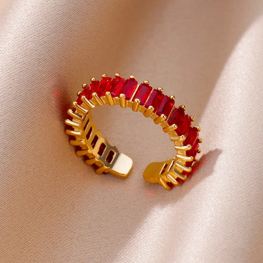 Gold Color Turkish Evil Eye Ring for Women