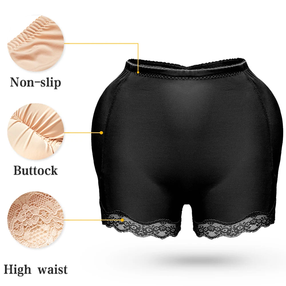 CXZD Butt Lifter Pants – Lace Padded Shapewear for Plump Hips