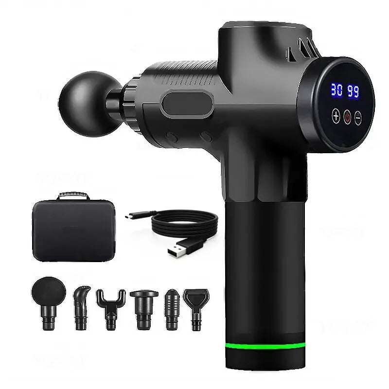 Portable Fascia Gun – Vibration Massage, Body/Neck/Back, Deep Muscle Relaxation, Single Head
