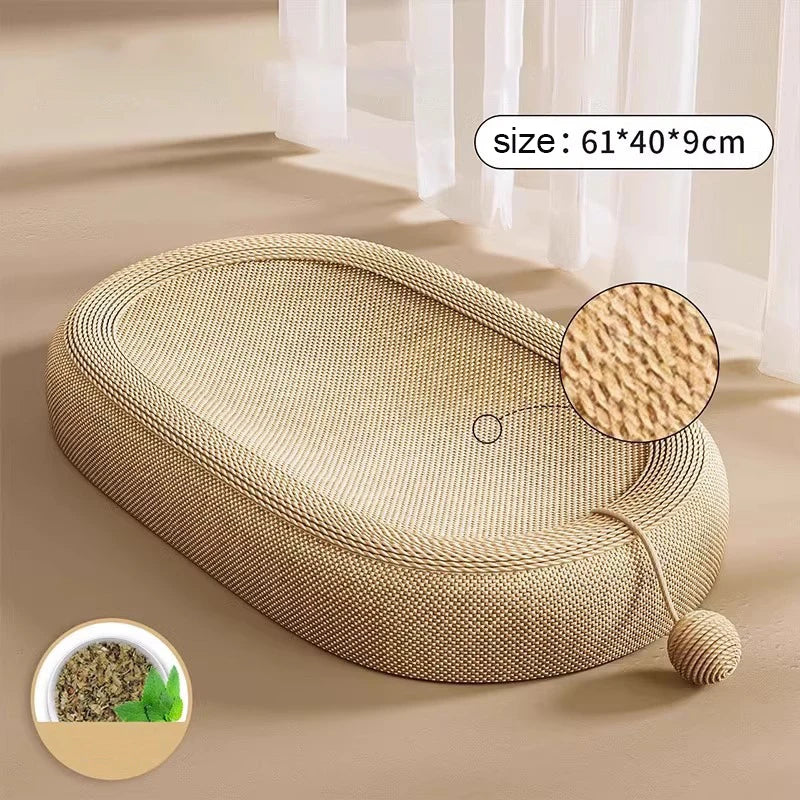 Basin Cat Scratching Board – Extra Large, Integrated Claw Grinding, Wear-Resistant