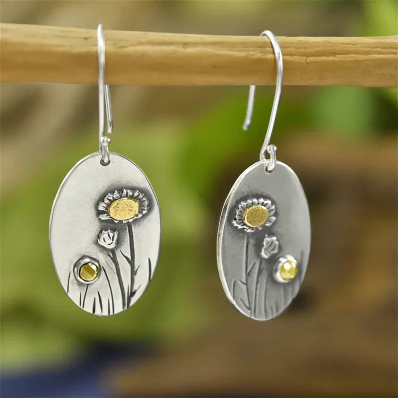 Libellule Vintage – Dragonfly Drop Earrings