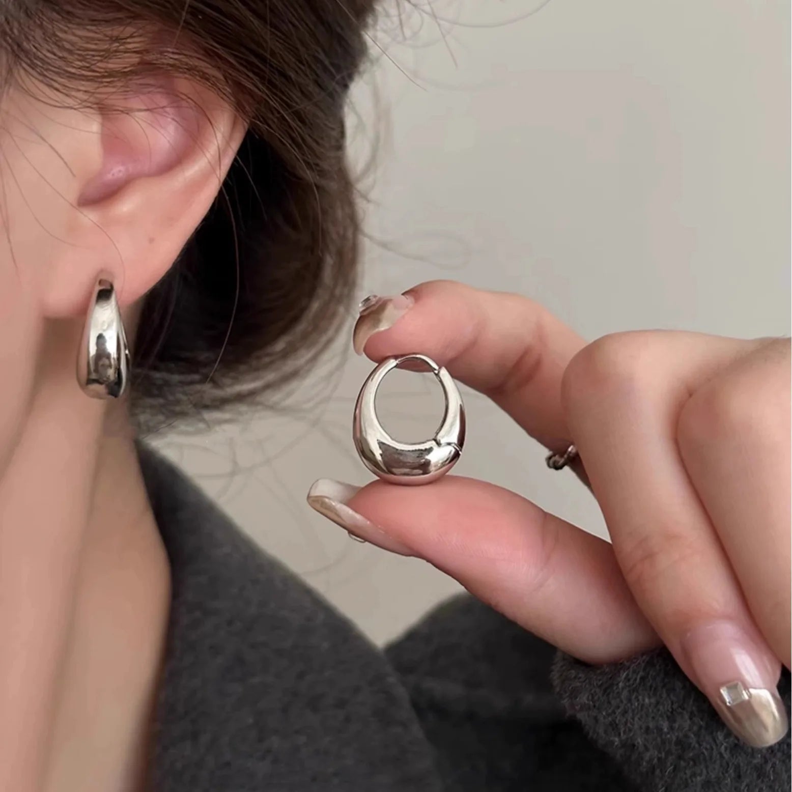 Coquillage Mini – Stainless Steel Stud Earrings