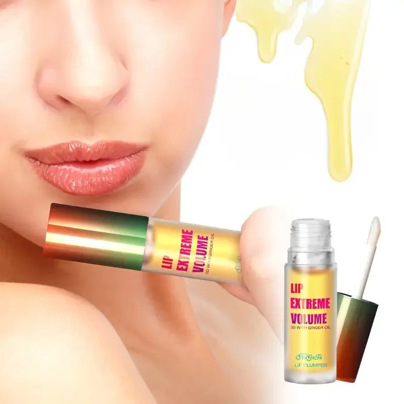 Ginger & Mint Lip Plumper – Volumizing Serum, Smooth, Fuller Lips