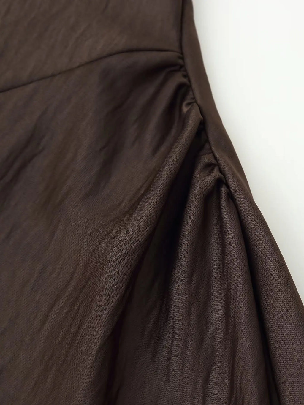 DiYiG Women's Asymmetric Silk Satin Backless Dress