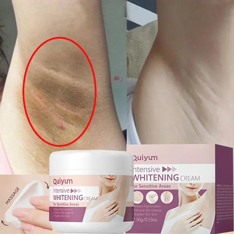 Underarm & Intimate Whitening Cream – Dark Skin Lightening, Moisturizing, Korean Skincare