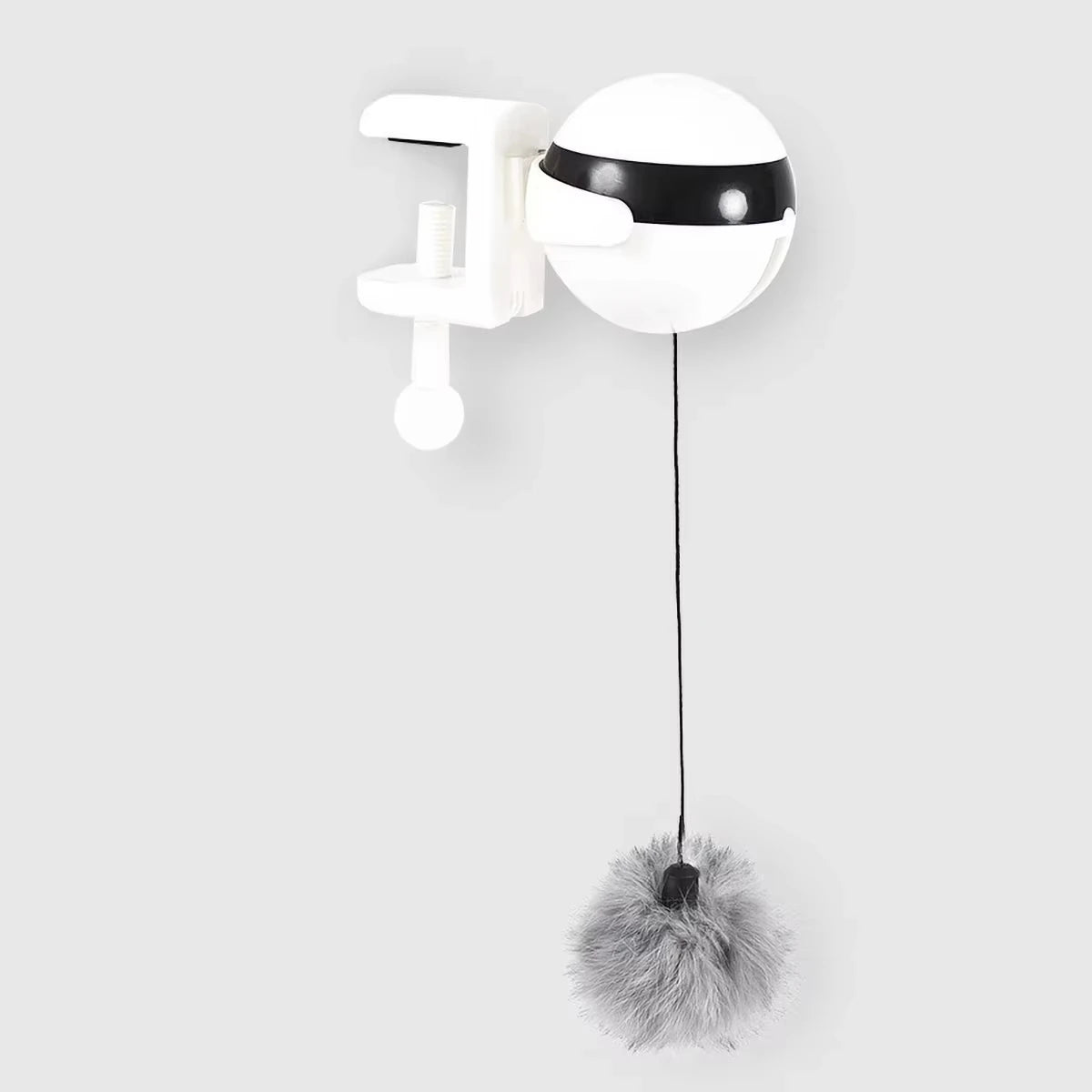 Automatic Cat Teaser Ball – Hands-Free, Clamp Design, 5-Min Timer, Auto Shutoff